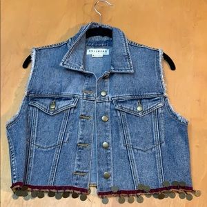 Bullhead Denim crop vest